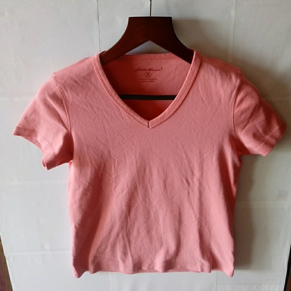 Eddie Bauer Tops - Eddie Bauer Pink Top Short Sleeve Size M